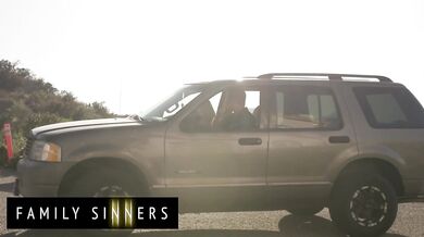 FAMILY SINNERS - Slender Stepdaughter Enjoys Her Vacation And A Cock Riding With Her Stepfather
