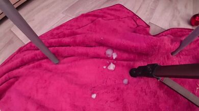 WHAT ARE YOU DOING??? YOU CUM IN MY GAPING, FARTING ASS! MY HUSBAND WILL BE SHOCKED BY THE CUM