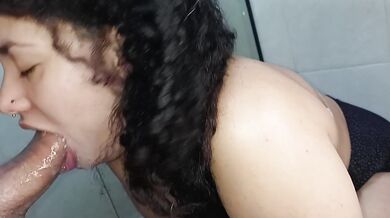 sex oral more drooling and licking non-stop she's the best destroying the dick