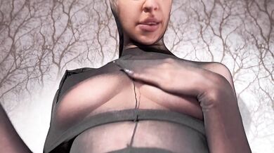 WAM full body nylon encasement, chocolate syrup and pussy play