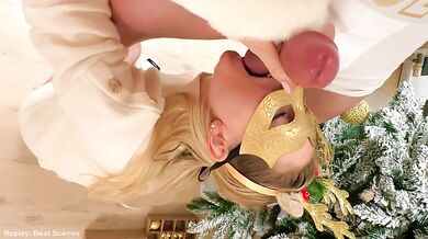 Jingle Balls - Singing ASMR Blowjob & 2x CIM Swallowing - Biggest Load I Ever Swallowed
