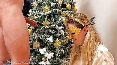 Jingle Balls - Singing ASMR Blowjob & 2x CIM Swallowing - Biggest Load I Ever Swallowed
