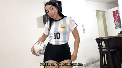 Playing soccer with my beautiful big-bootied MILF