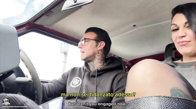 Picking up a Stranger Milf and Fuck her in my car_DIANA ZILLI