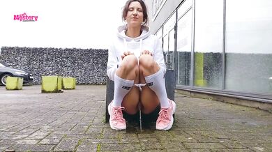 Naughty public pee compilation