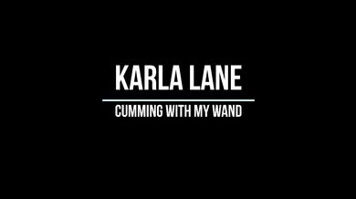 Wand Cum Squirt Solo Karla Lane Latina MILF BBW