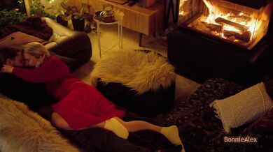 We tried to be quiet while making love in the living room