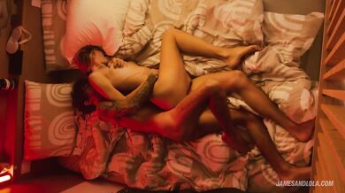 Secret ceiling camera captures couple's most intimate moment in bed