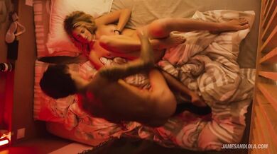 Secret ceiling camera captures couple's most intimate moment in bed