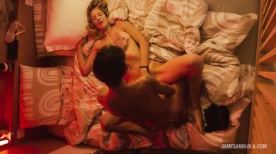 Secret ceiling camera captures couple's most intimate moment in bed