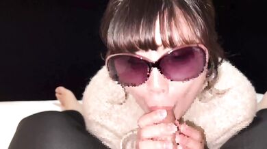 Japanese junior girlfriend‘s rich bolwjob and cum in mouth
