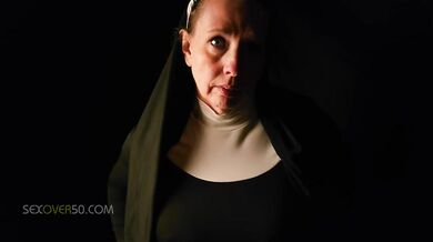 A Sexy MILF Nun is Seduced by Her Priest While She Prays and Worships At The Alter Of His Cock.