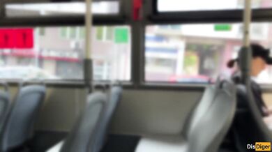 Caught Bus Conductor Cheating Passengers and Fucked Him Cum in Pussy