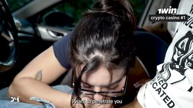 Girl gets Fucked Outdoors by a Big-dick Stranger - Danner Mendez & Iris