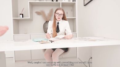 Creamed the Bank Bitch’s Pussy - got a Better Mortgage Deal ! Fucked Her Tigh...