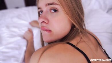 Slutty Blonde gets What She Wants - Creampie in Tight Pussy