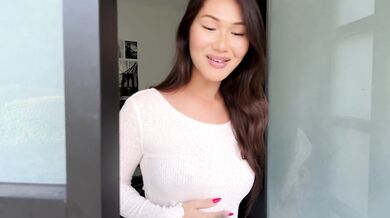 LADYBOY suck delivery guy him big cock