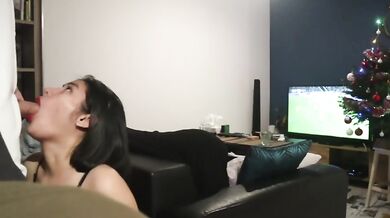 FahThaiModel(Advent Calendar)No.9 The wolf Rides her Horny Thai Pussy during Football Match