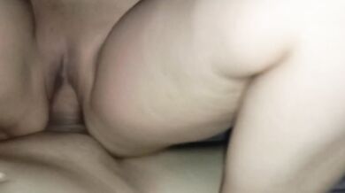 Thai stepmother stuffs cock into her pussy and bounces it on me