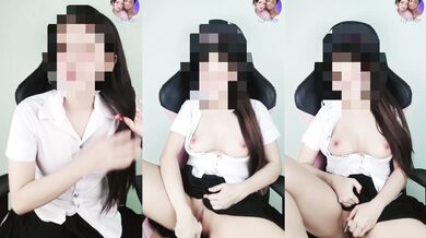 นักศึกษาไทยเงี่ยนจัดเล่นหีจนน้ําแตก NiNewThai