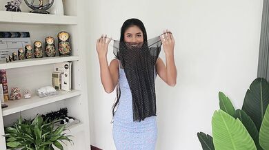 Try On Haul by Cute THai OF Model