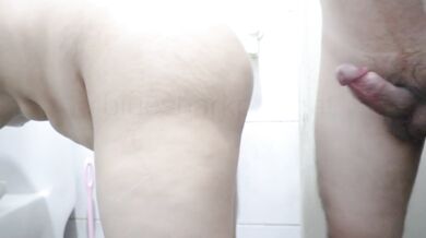 Amateur Thai couple have sex in the kitchen while the wife is cooking.Part 2 (Cam 1-2)