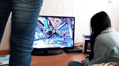 While my roommates are playing injustice, I masturbate my pussy - lesbian_illusion
