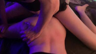 This girl likes big straps