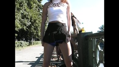 Girls on the street provoke to fuck