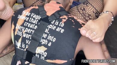 Pussy eating Footcam bloopers