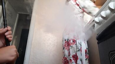 I could not resist fucking my girlfriend in the kitchen when she was washing the dishes - IkaSmokS