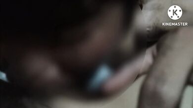 Woman view Thai man eat her pussy and cum inside her