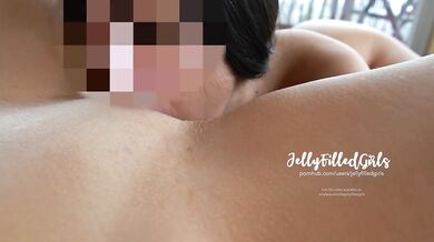Romantic Pussy Licking & Scissoring on the Floor in Front of a Cozy Fire TEASE - JellyFilledGirls