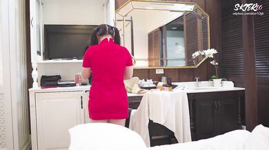 Fucking Ah Muay cheongsam Chinese Dragon New Year จับอาหมวยเย็ดในวันตรุจีน (FULL CLIP ONLYFANS)