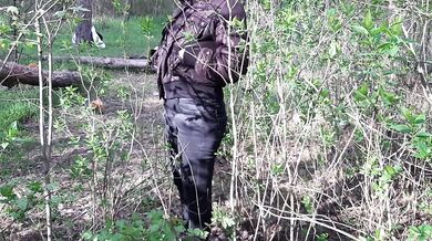 My girlfriend and I were caught by a passerby in the woods who was watching our sex - lesbian_illusion