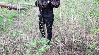 My girlfriend and I were caught by a passerby in the woods who was watching our sex - lesbian_illusion