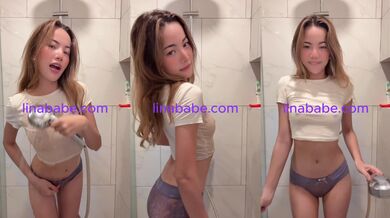Brunette Hot Thai Girl Showing Her Big Tits And Hot Panties Solo