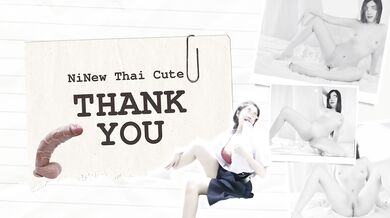 NiNew Thai - Cute Thai girl loves to be licked her and enjoy the warm juice at the end.