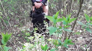 Our sex in the forest was filmed by a friend who accidentally caught us - lesbian_illusion