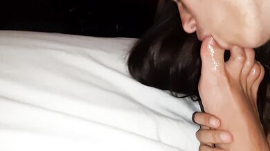 Licked my toes and then straddled them - lesbian_illusion