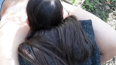 Секс на свежем воздухе больше вставляет, кончаю в рот, часть 2 - lesbian_illusion