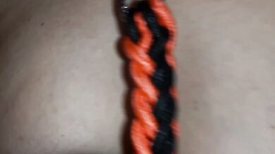 My slave girl on a leash with an unshaven licked my toes and - IkaSmokS