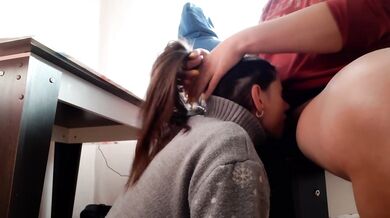 While my roommate was looking out the window and listening to music, my girlfriend was doing me