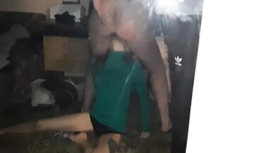 Apartment move turned into very passionate sex in front of the mirror - lesbian_illusion