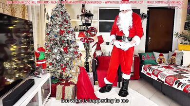 HORNY STEPMOM MIXES VIAGRA IN SANTA CLAUS'S MILK