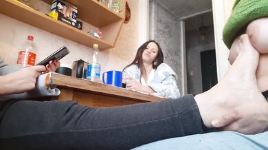Truth or Dare Game Turned Into Fuckdrome In The Kitchen - lesbian_illusion