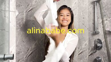 POV: Asian Babe Solo In Bathroom Stripping Alone
