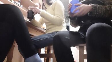 At the meeting with the help of orgasms, my colleagues and I unloaded - lesbian_illusion