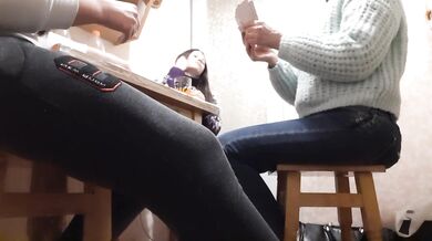 Girlfriend lost her girlfriend at cards, and then watched me have her in her mouth - lesbian_illusion