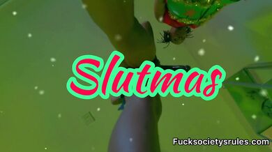 Squirted on the GO PRO "SLUTMAS"